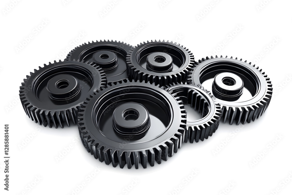 Gear and cogs wheels, clock mechanism, brass metal engine industrial Gear and cogs wheels, clock mechanism, brass metal engine industrial