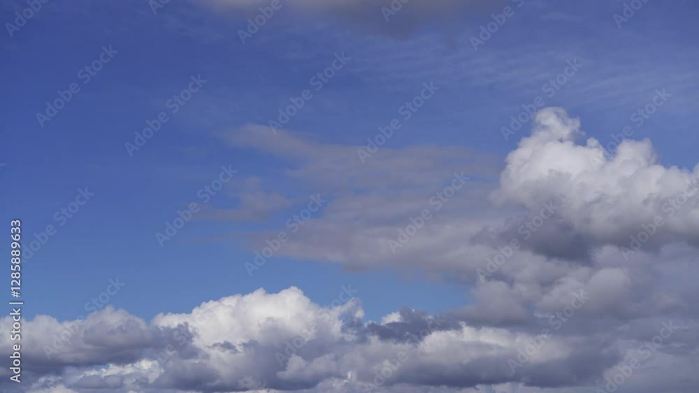 Floating Cumulus Clouds Under a Vibrant Blue Sky
Floating Cumulus Clouds Under a Vibrant Blue Sky