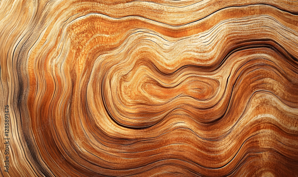 Abstract Swirling Wood Grain Texture Background Abstract Swirling Wood Grain Texture Background