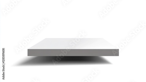 Wallpaper Mural White square platform, floating, isolated, shadow. Torontodigital.ca