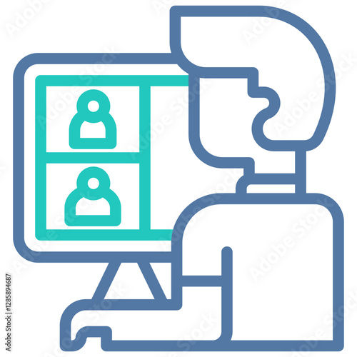 Video Conference Icon