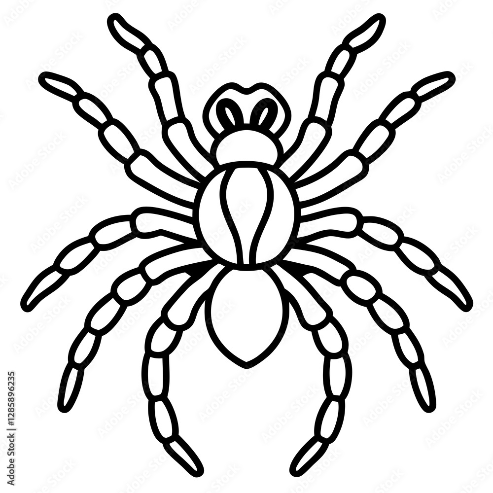 Obraz premium Tarantula Ink Lines