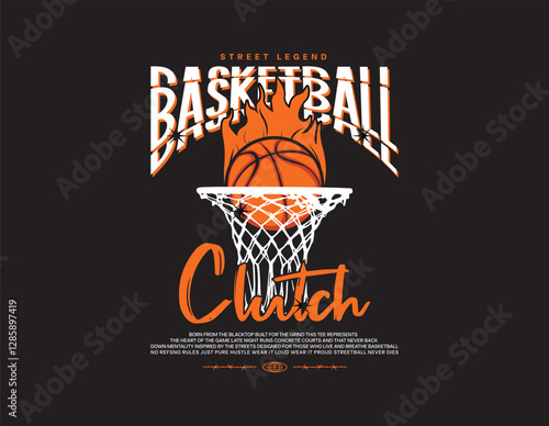 Basketball t-shirt design, streetwear design- graphic design