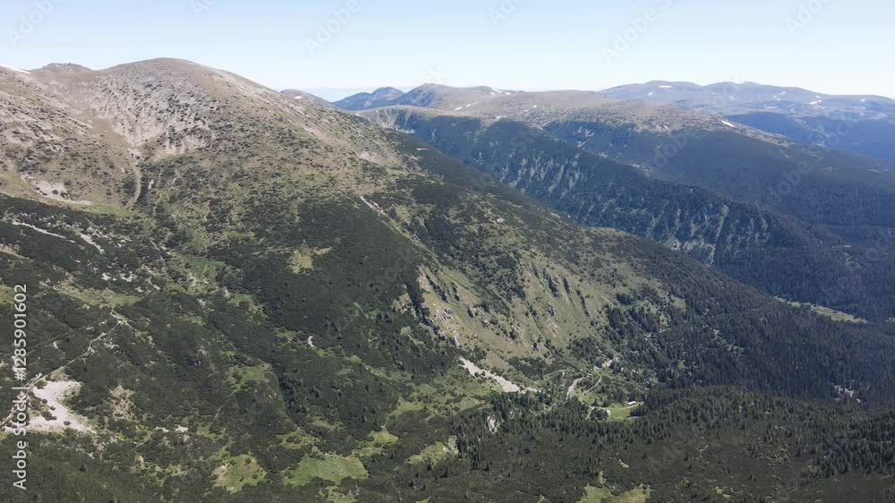 Amazing Summer Landscape of Rila mountain near Granchar Lake, Bulgaria Amazing Summer Landscape of Rila mountain near Granchar Lake, Bulgaria