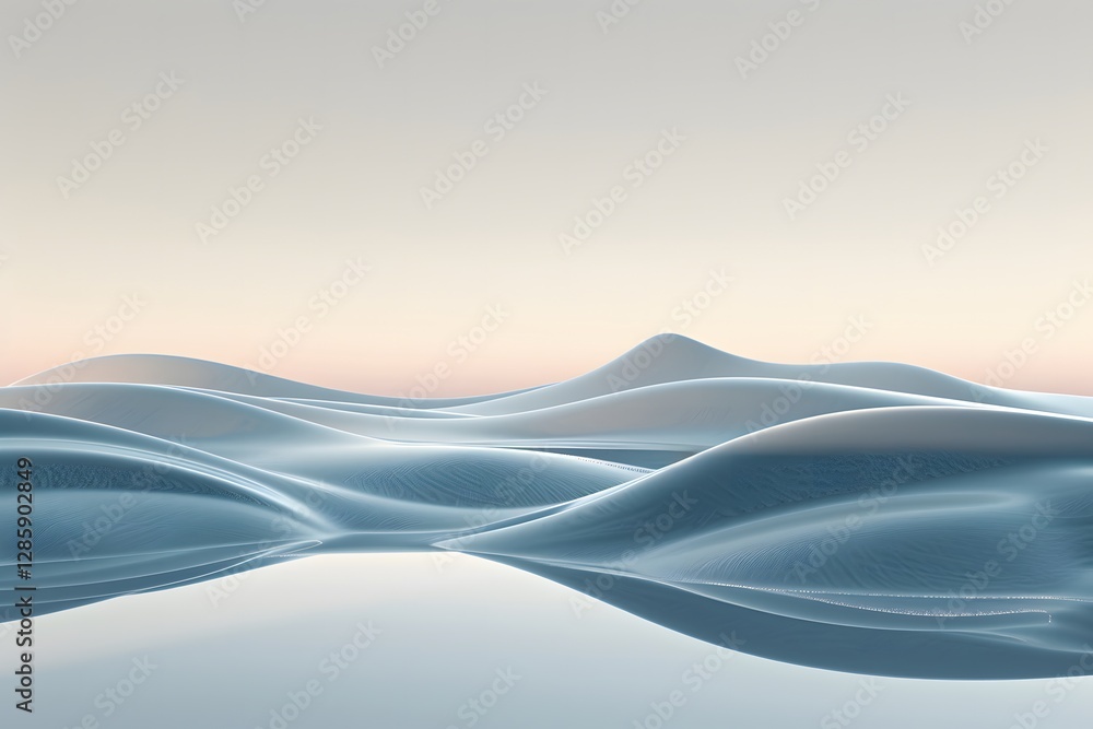 Abstract digital landscape Abstract digital landscape