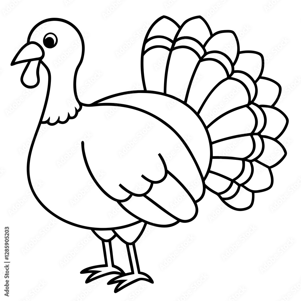 Wild Turkey Line Art Wild Turkey Line Art
