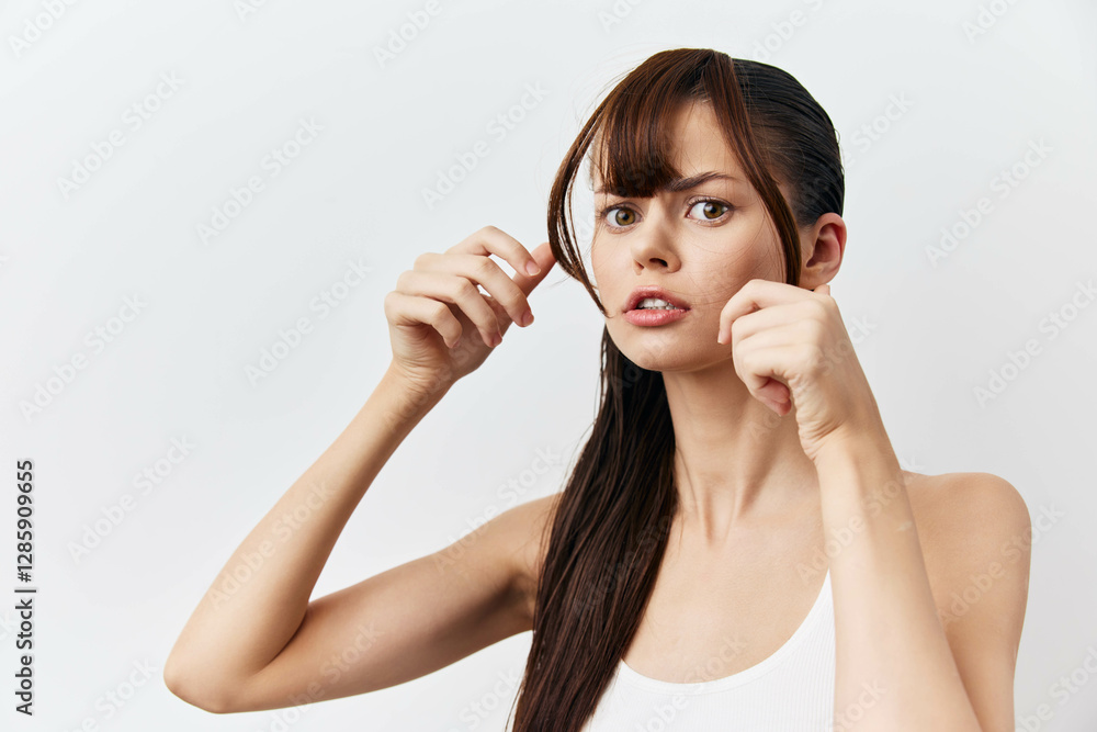 hairstyle, hair care, beauty, hairstyle tips, woman with long hair, hair styling, hair texture, hair maintenance, fashion portrait, grooming hairstyle, hair care, beauty, hairstyle tips, woman with long hair, hair styling, hair texture, hair maintenance, fashion portrait, grooming