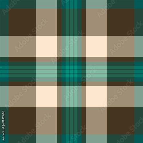 Ribbon plaid tartan fabric, production vector check textile. Sketch seamless background pattern texture in dark and pastel colors.