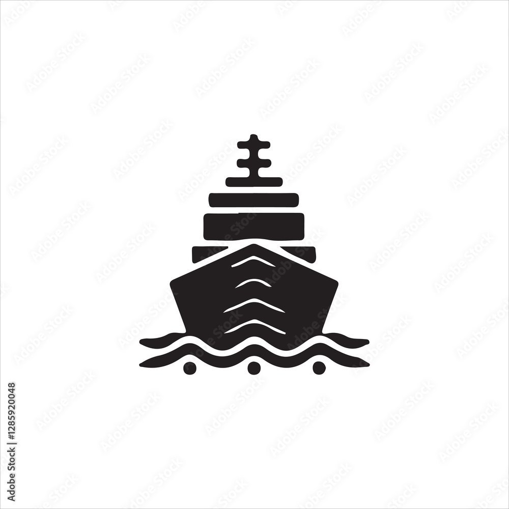 vector illustration of a ship vector illustration of a ship