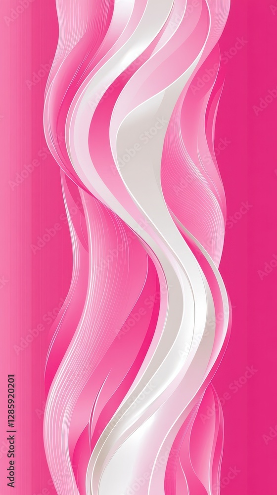 Pink Gradient Background with White Line Pink Gradient Background with White Line