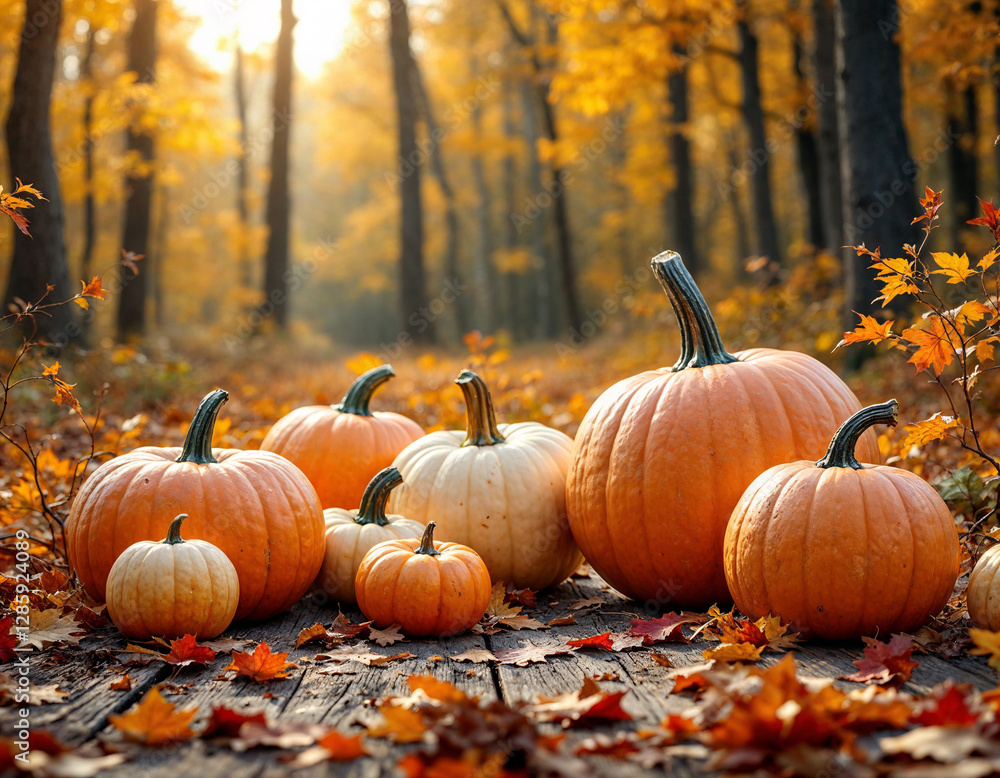 pumpkin of autumn leaves pumpkin of autumn leaves