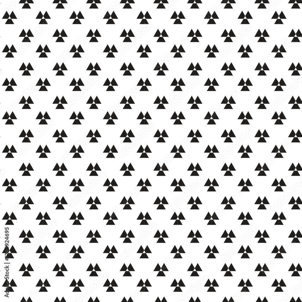 Naklejka premium Black and white vector seamless pattern with small diamonds , star shapes ,rhombuses .Abstract black and white geometric texture .Simple minimal wide repeat background . 