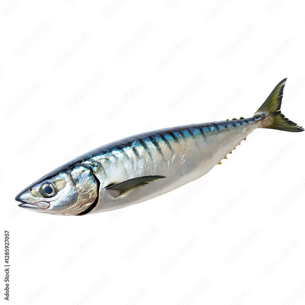 Whole mackerel isolated die cut Whole mackerel isolated die cut