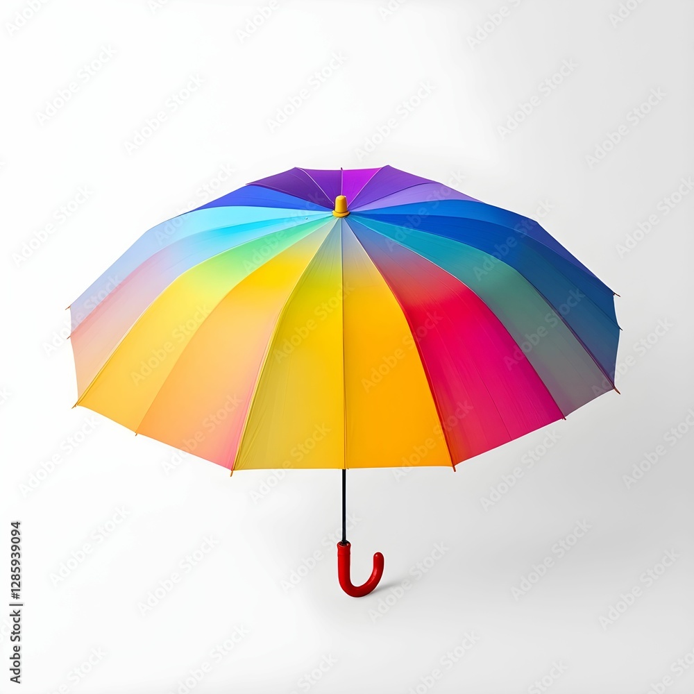 Obraz premium Colorful Rainbow Umbrella