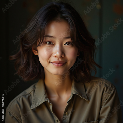 portrait of a young woman