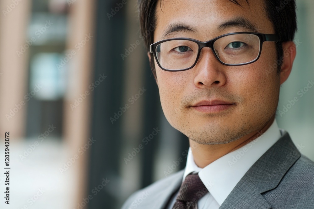 Professional man in a suit and tie posing for a photo shoot Professional man in a suit and tie posing for a photo shoot