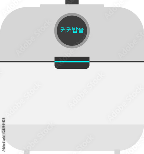 전기 밥솥 벡터 일러스트 디자인 요소