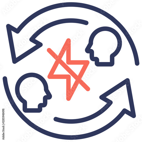 Conflict Resolution Icon