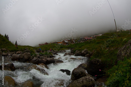 Elevit Plateau - Rize. It is located in Çamlıhemşin District at an altitude of 1884 meters. photo