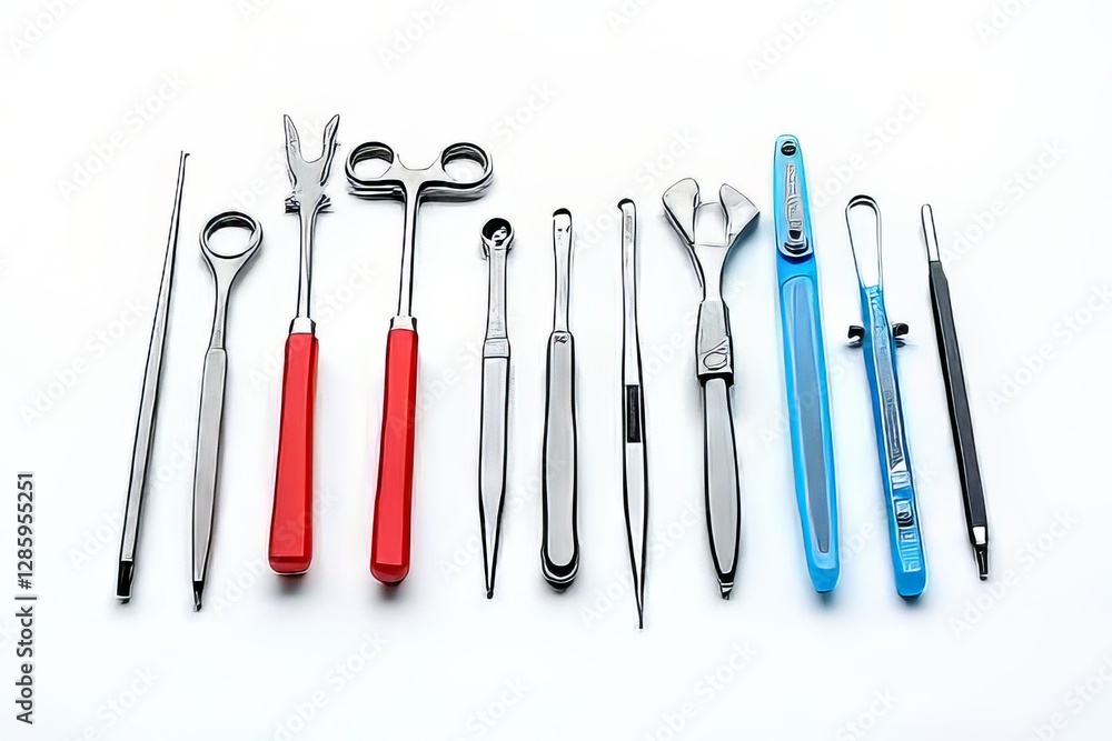 Variety of Medical Surgical Instruments for Examination and Procedure Variety of Medical Surgical Instruments for Examination and Procedure