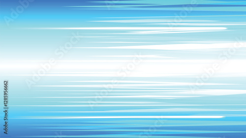 Speed line background.Blue wide abstract background with glowing speed and movement light effect.	