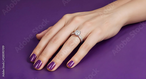 woman hands with manicure