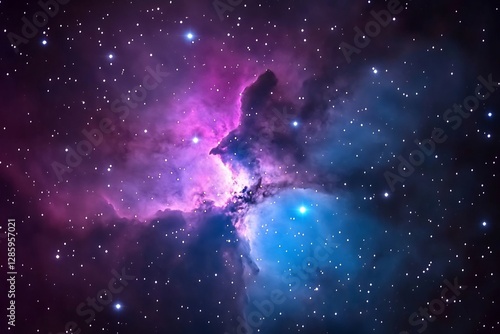 Fototapeta Naklejka Na Ścianę i Meble -  Nebula space cosmic clouds galaxy stars