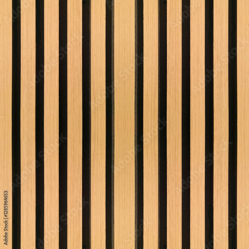 Background with vertical and yellow stripes. Striped wooden texture. Seamless. Symmetrical.