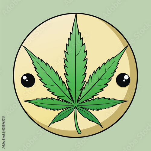 cannabis leaf vector illustration