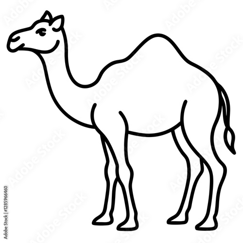 Elegant Camel Sketch