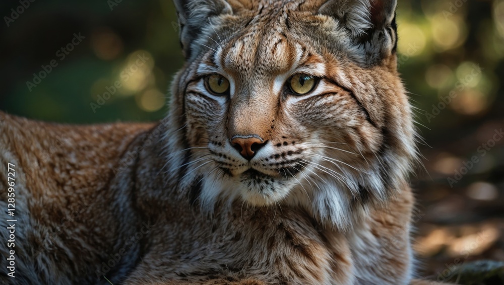Obraz premium Close-up of a lynx head