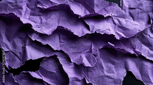 Wallpaper Mural A close-up shot of a purple paper with intricate details and texture Torontodigital.ca