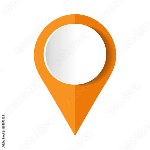 Free Download Orange map pin. Concept of global coordinate, dot, needle tip, ui. Map Marker Icon. Orange Point - GFXLoad