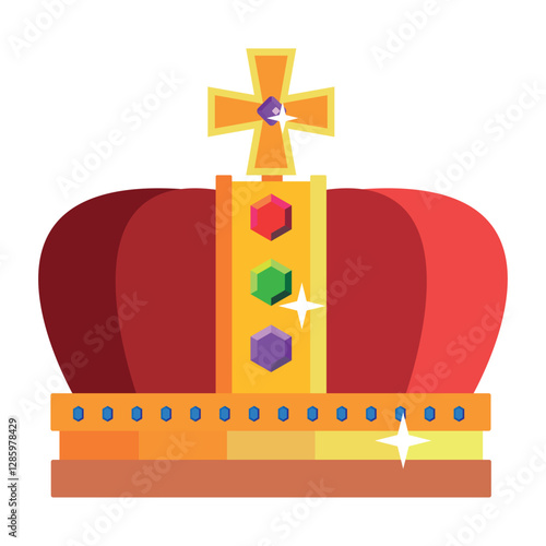 Imperial Crown. Crown encrusted with precious stones