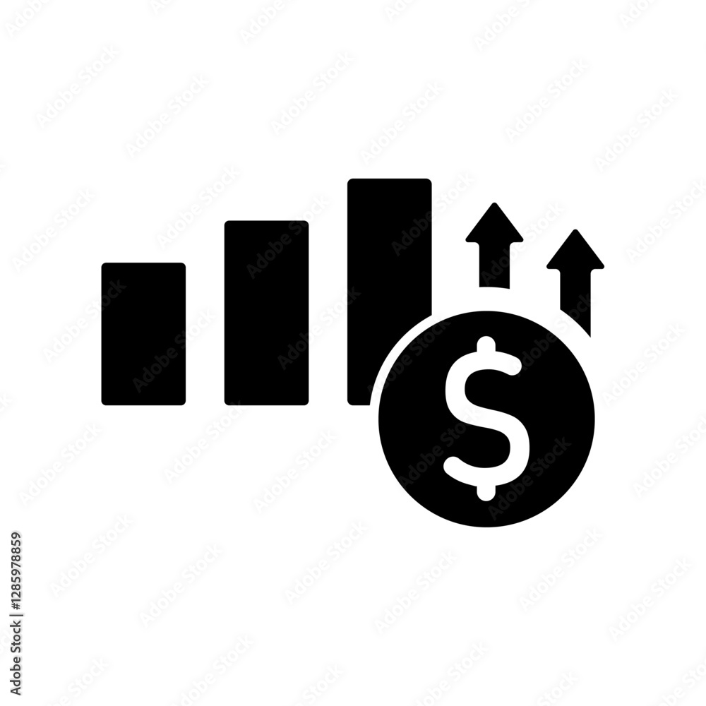 Icon a gain, isolated against a clean background.
Icon a gain, isolated against a clean background.