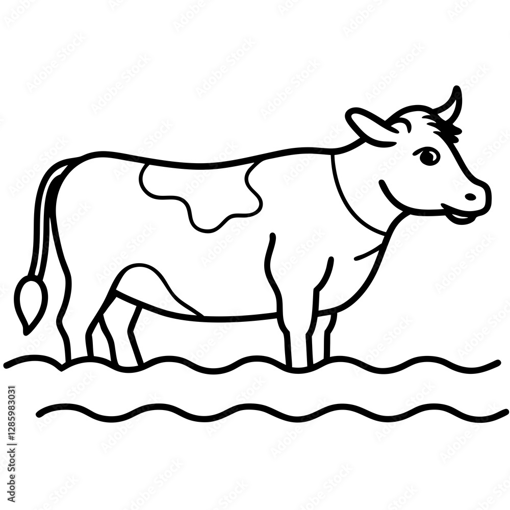 Floating Cow Serenity Floating Cow Serenity