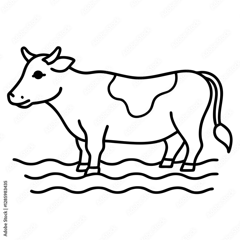 Floating Cow Serenity Floating Cow Serenity