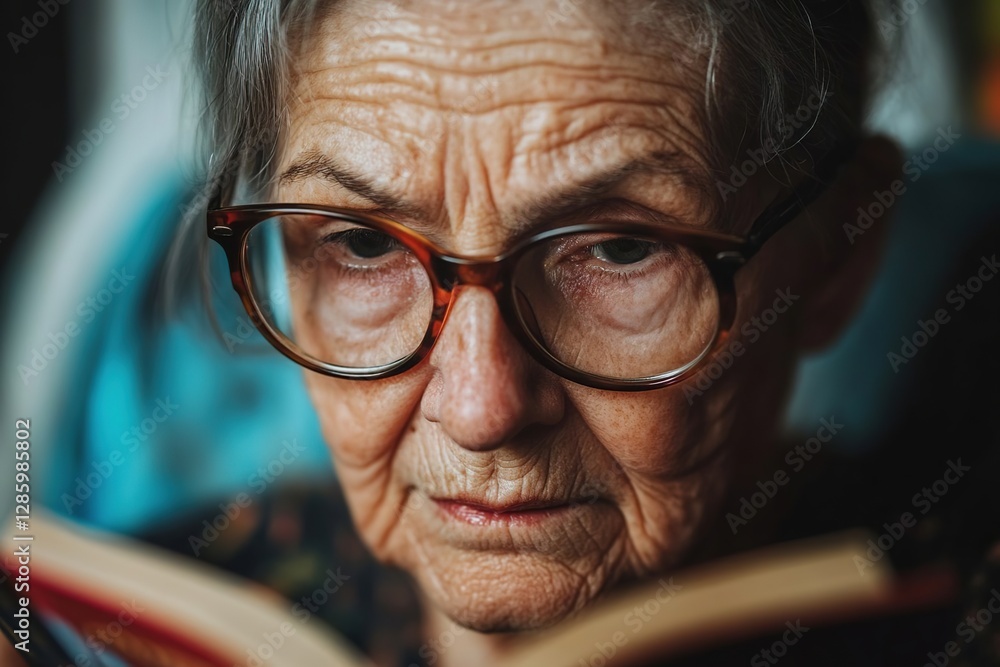 With book. Senior elderly woman is at home in the living room. With book. Senior elderly woman is at home in the living room.