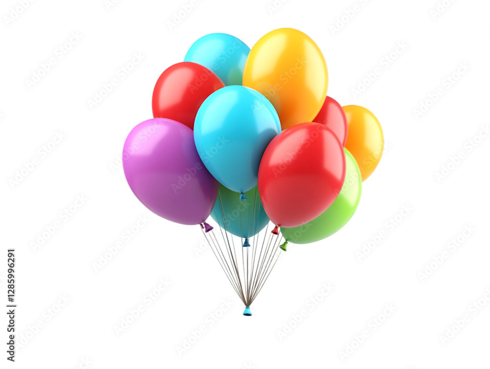 A cheerful collection of colorful balloons ready to brighten up any celebration or special occasion, symbolizing joy and festivity. A cheerful collection of colorful balloons ready to brighten up any celebration or special occasion, symbolizing joy and festivity.