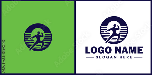 Self-Defense Class icon Martial arts training Personal protection course Combat skills workshop flat logo sign symbol editable vector