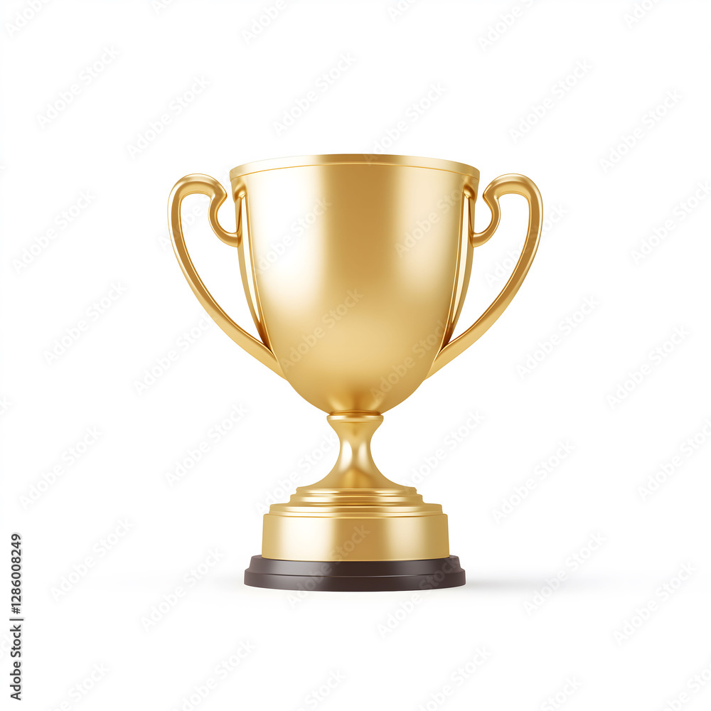 gold cup isolated on white gold cup isolated on white