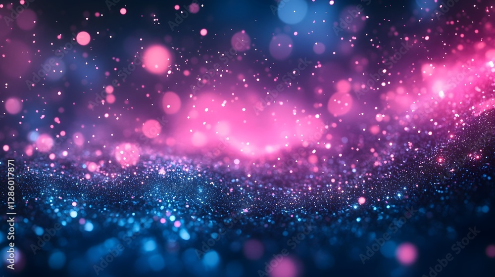 Dynamic floating particles with neon pink and cyan glow are set against a dark cosmic background, featuring motion blur effects in digital abstract art for tech presentations. Dynamic floating particles with neon pink and cyan glow are set against a dark cosmic background, featuring motion blur effects in digital abstract art for tech presentations.