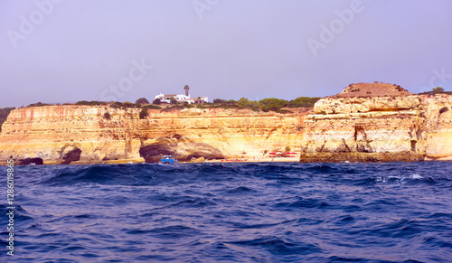 The Algarve Rocks Formation is a unique and stunning natural wonder located in the coastal town of Porches Portugal