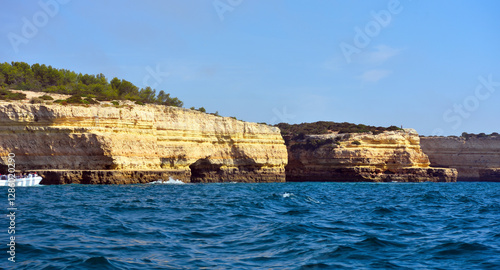 The Algarve Rocks Formation is a unique and stunning natural wonder located in the coastal town of Porches Portugal