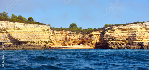 The Algarve Rocks Formation is a unique and stunning natural wonder located in the coastal town of Porches Portugal