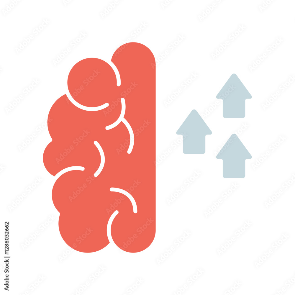 Icon a mindset, isolated against a clean background. Icon a mindset, isolated against a clean background.