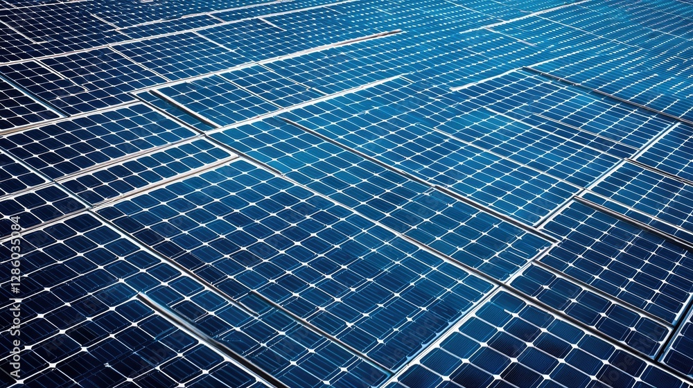 Vast Solar Panels Field, Clean Energy and Sustainable Technology Vast Solar Panels Field, Clean Energy and Sustainable Technology