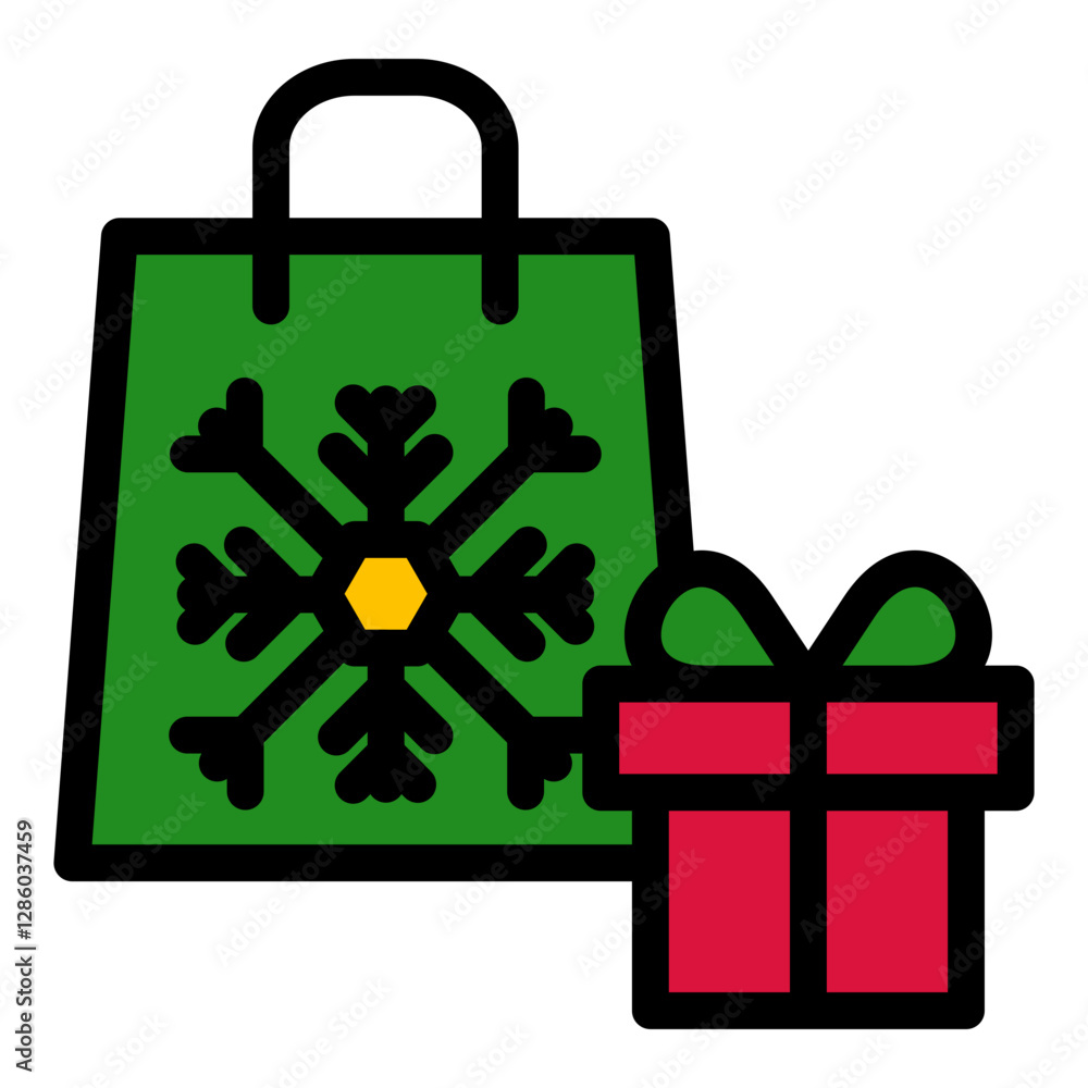 shopping, festive, ribbon, wrapping, carrying shopping, festive, ribbon, wrapping, carrying