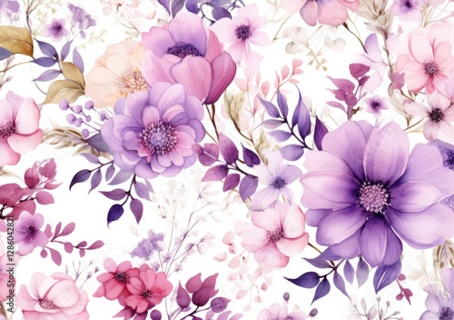 Beautiful luxury floral background with beautiful wild and garden flowers. For the design of cards, invitations, congratulations.