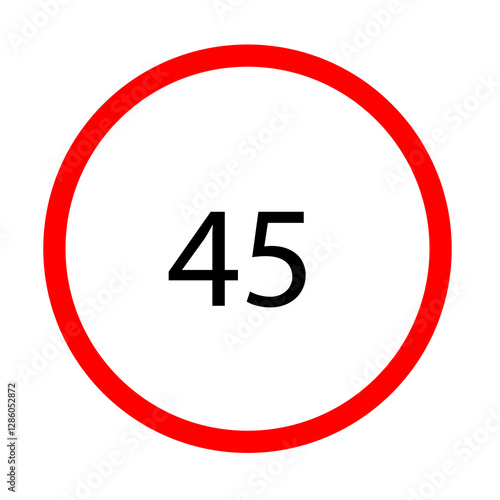 Free Download speed limit sign - GFXLoad